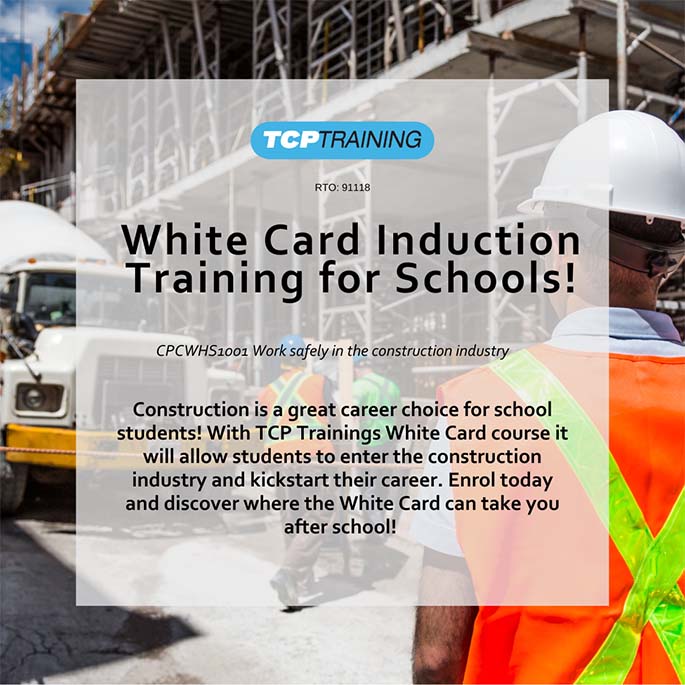 White Card Training for Schools!